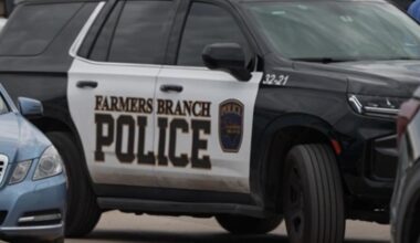 North Texas police fire at suspect who rammed a stolen truck into patrol cars, officials say