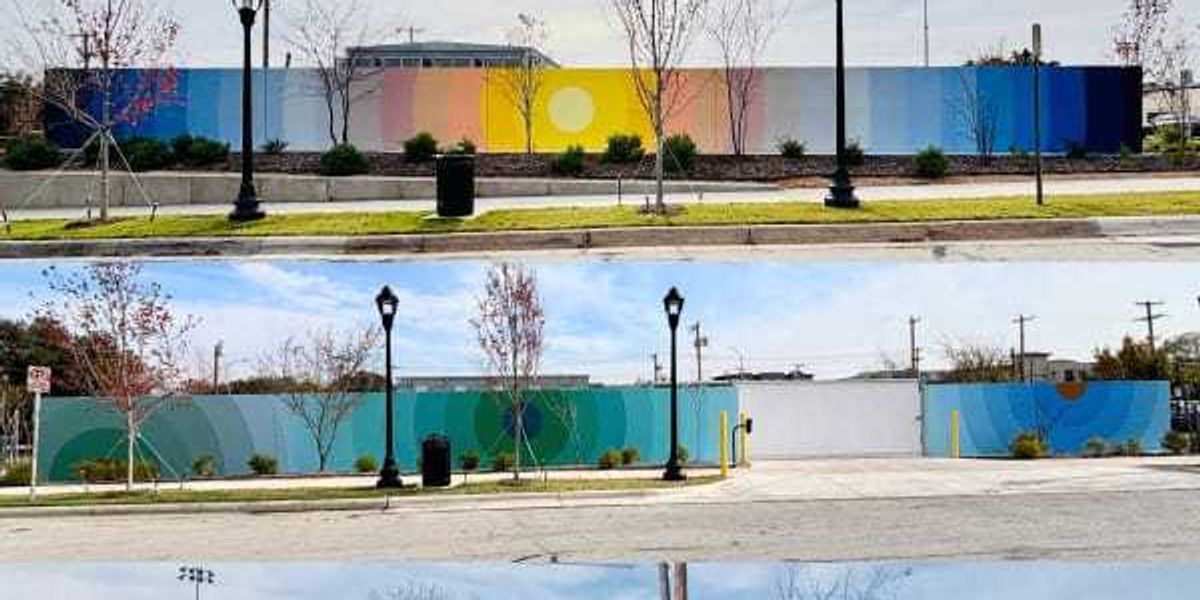 Sarah Bales Losey presents "Big Texas Sky" Mural Dedication