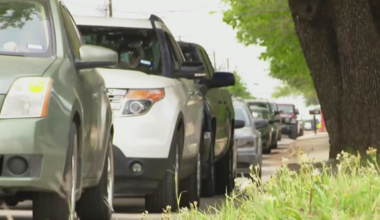Fort Worth police give away free gas in surprise "April Fuels Day" event