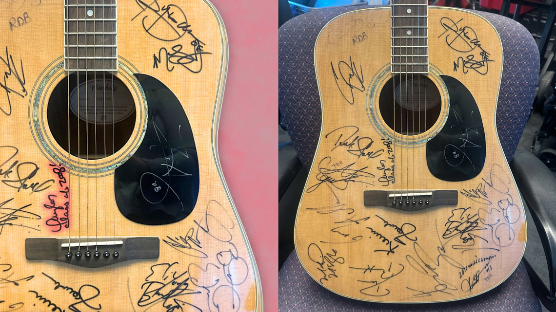 A guitar signed by young Taylor Swift hid in a closet for decades. Now, it's up for auction to benefit Cook Children's