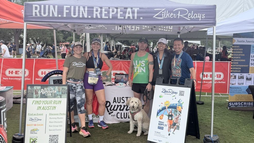 Austin Runners Club Tent (Chikage Windler)