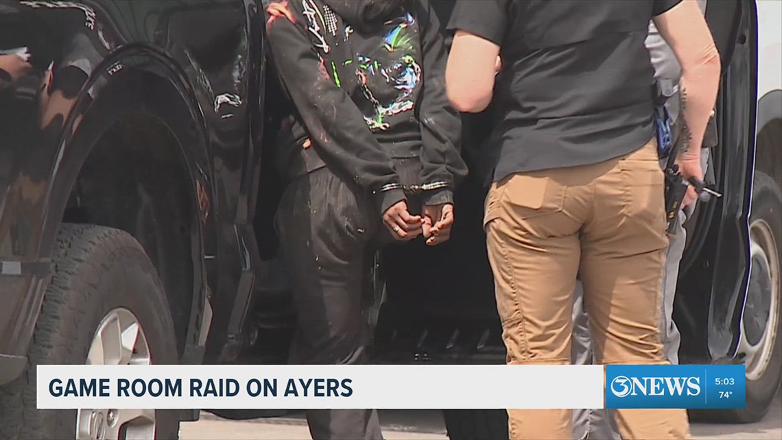 Game room raided on Ayers