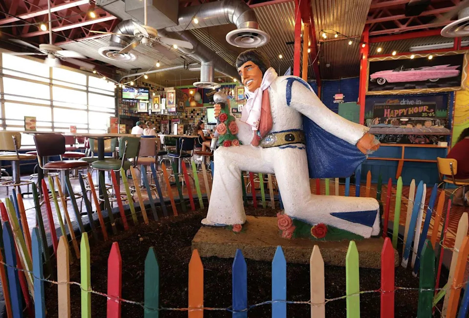 In 2025, Elvis left the building at the Chuy's Tex-Mex on McKinney Avenue and moved to the new location on Greenville Avenue. "We knew, at some point, they were going vertical," said Travis Hudson, vice president of operations for Chuy's, about the McKinney Avenue restaurant in 2025. (Jason Janik/Special Contributor)