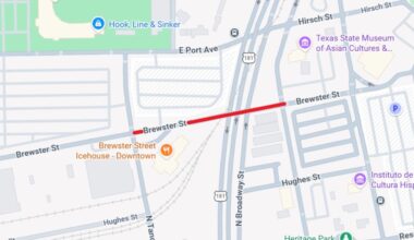 Headed to Brewster Street this weekend? Plan on a little extra walking.