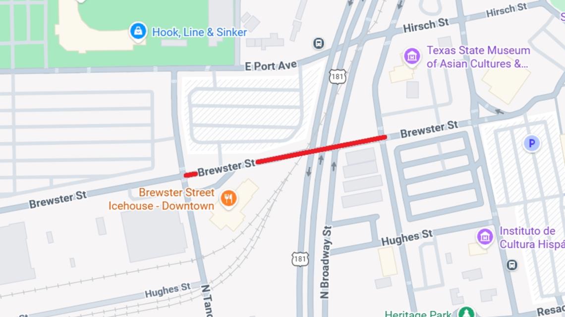 Headed to Brewster Street this weekend? Plan on a little extra walking.