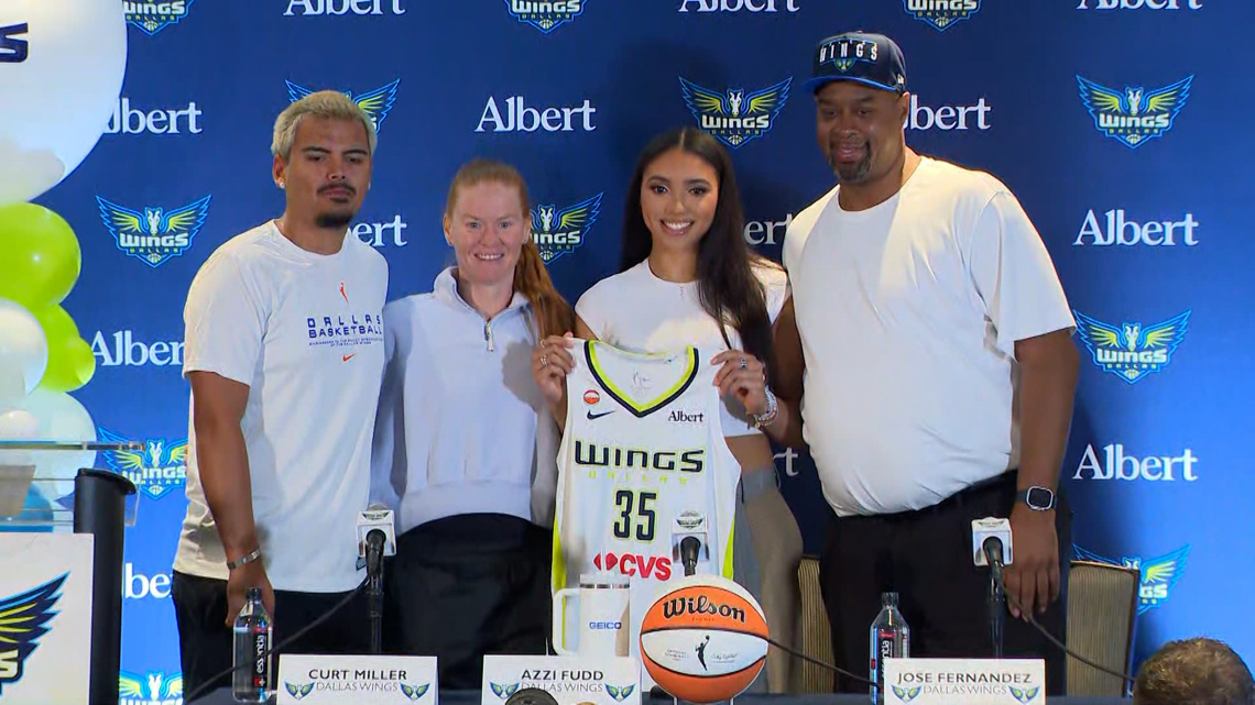Dallas Wings welcome and introduce No. 1 pick Azzi Fudd