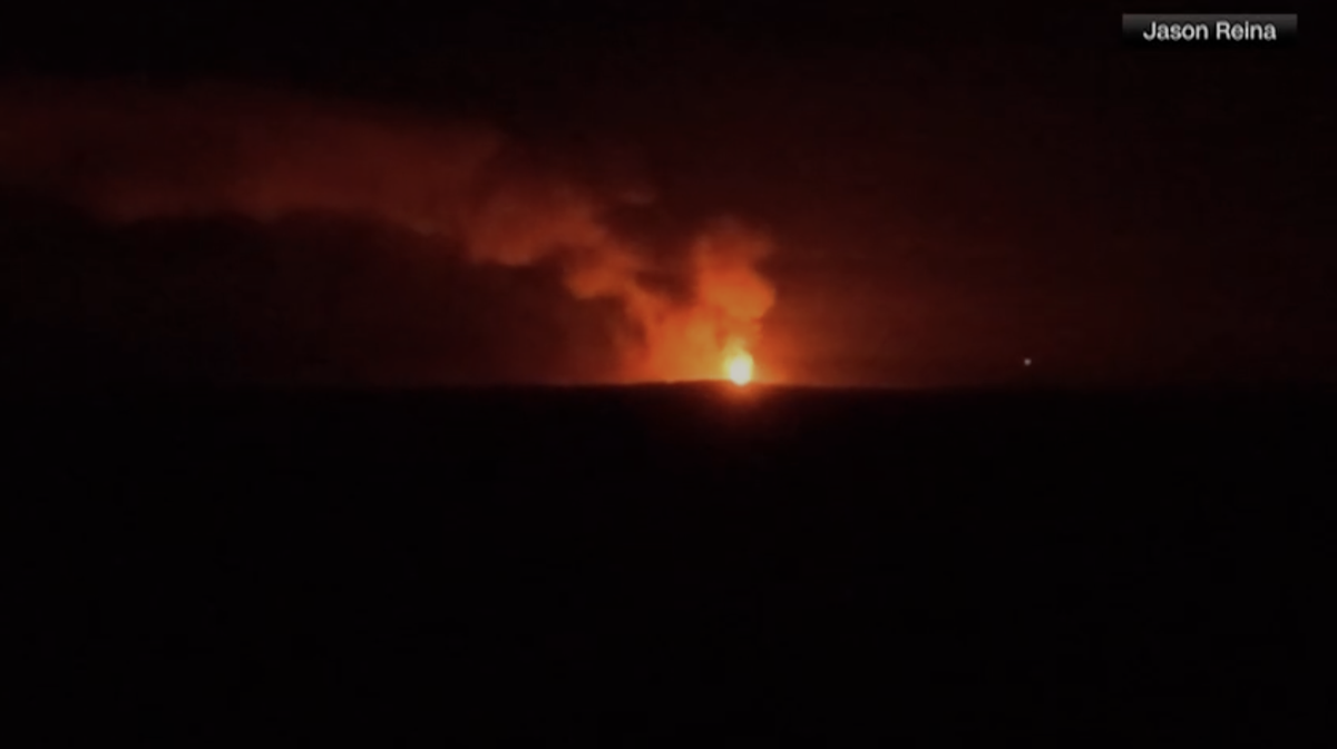 Well site explosion triggers large fire and evacuations in Texas