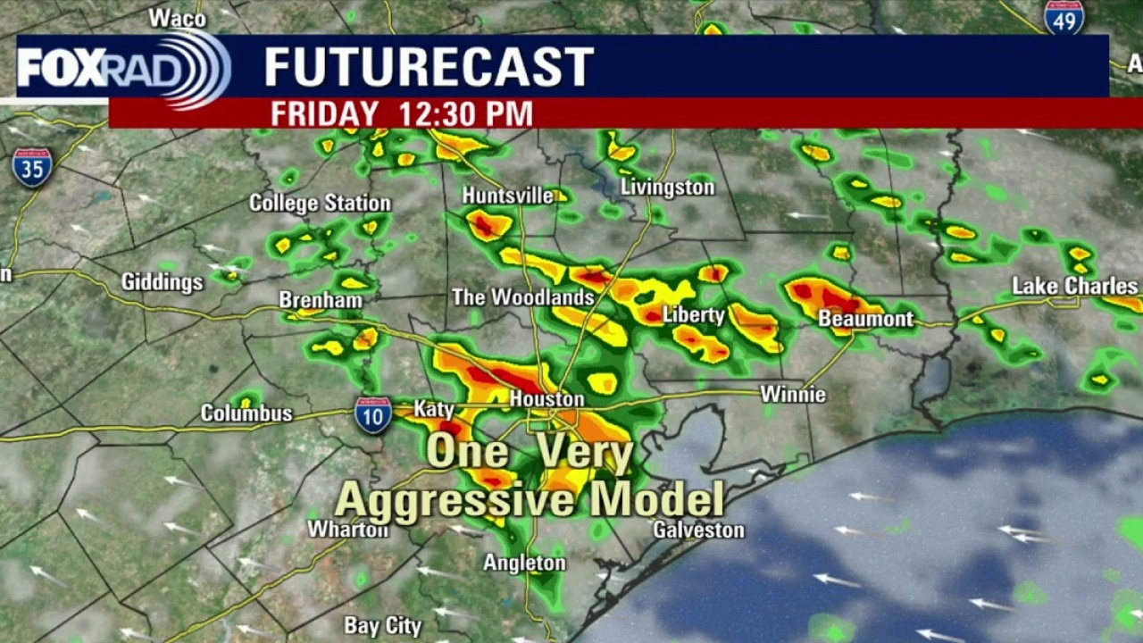 Houston weather: Scattered storms for Friday