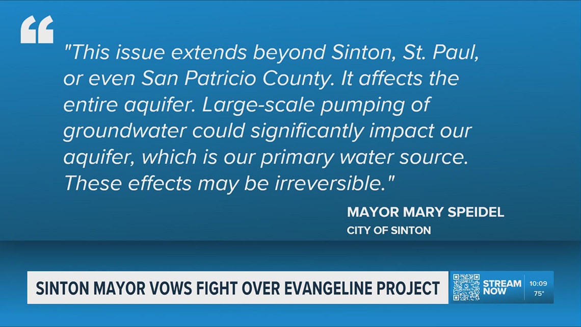Sinton mayor: ‘We’re not giving up’ on groundwater project fight