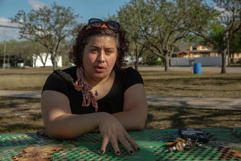 Elida Castillo is the mayor of the Coastal Bend town of Taft, which issued a disaster declaration April 21 to call attention to a looming water crisis. "Everyone is like, 'What the heck is going on and what do we do?'" she says. (Dylan Baddour/Inside Climate News)