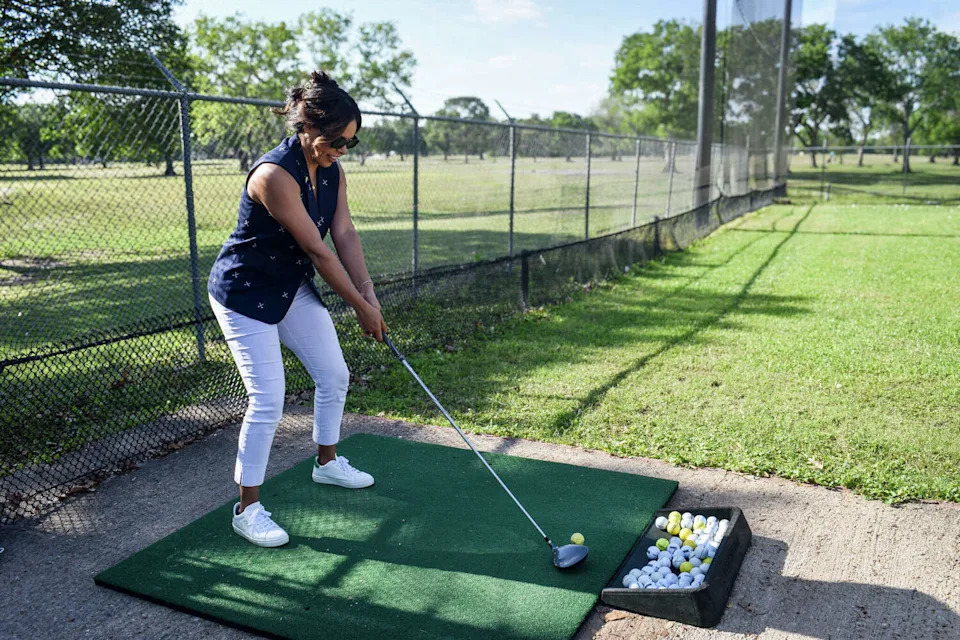 Tessa Barrera is trading studio time for the golf course as she figures out what's next. (Ariana Garcia)