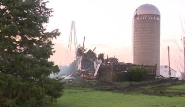 Overnight fire hits rural Minburn farm