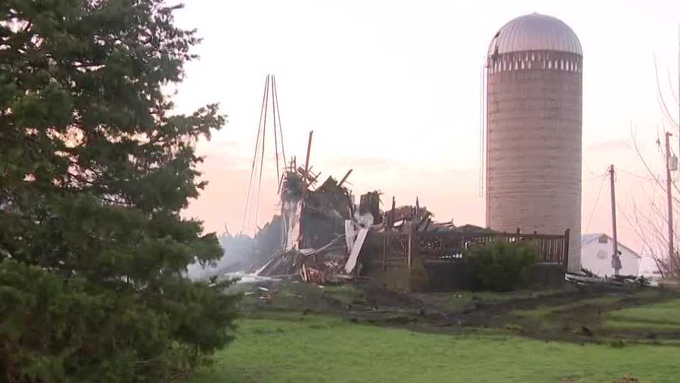 Overnight fire hits rural Minburn farm