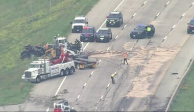 Highway reopens on Loop 820 after 18-wheeler accident