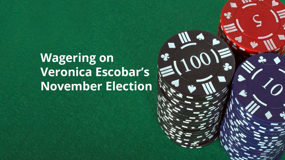 A picture illustration showing betting chips.