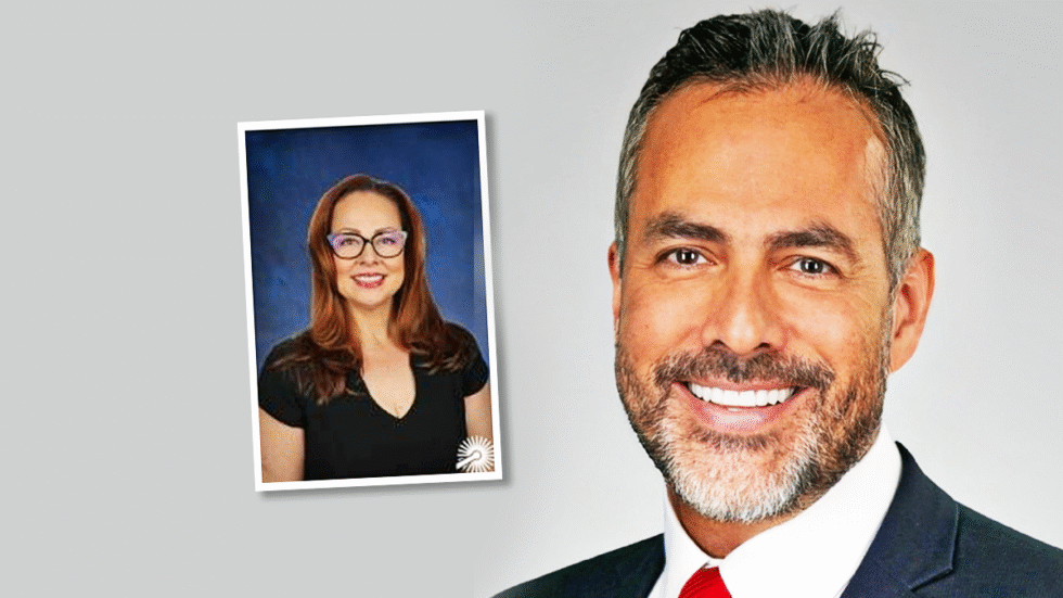 Picture of Nicole Alderete-Ferrini insert on the left, and Tommy Gonzalez on the right.