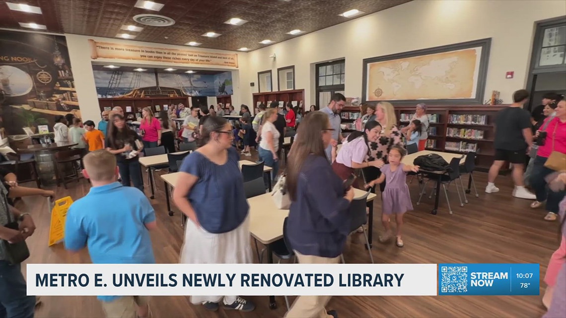 Metro E. unveils newly renovated library