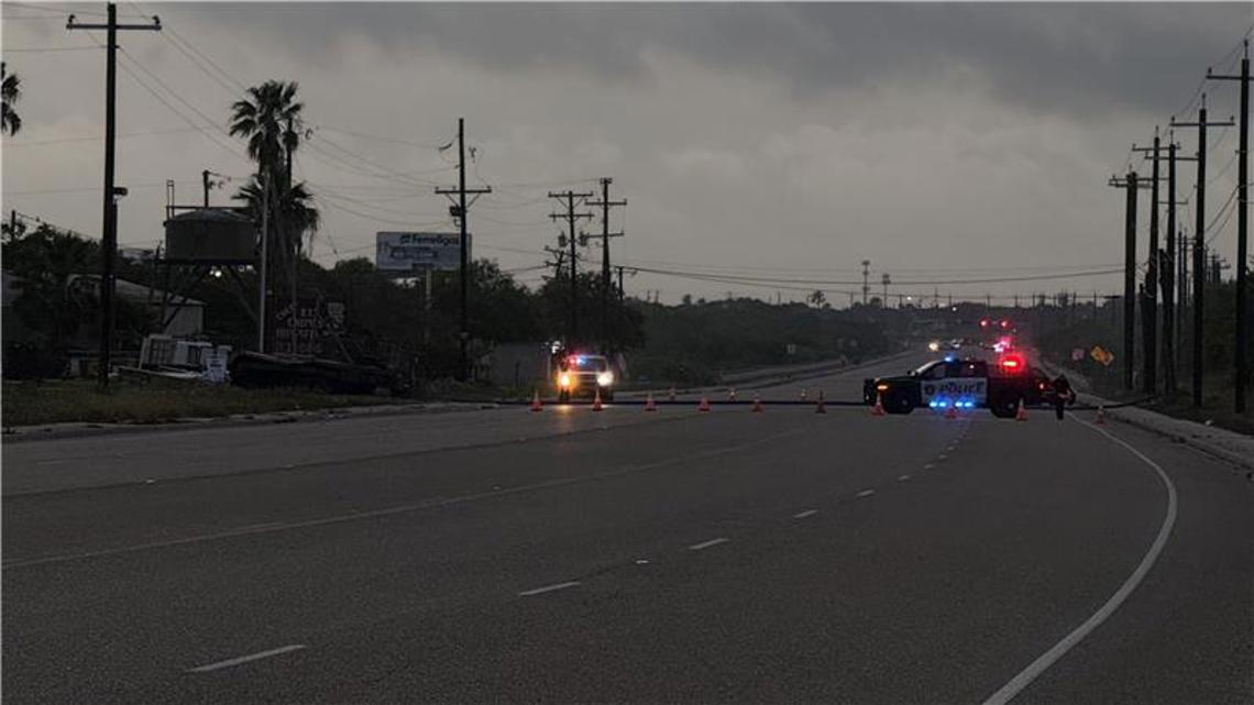 Corpus Christi Fire Department assists police with Weber Road closure after fire
