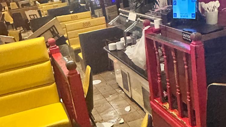 PHOTOS: Damage inside of 888 Pan Asian