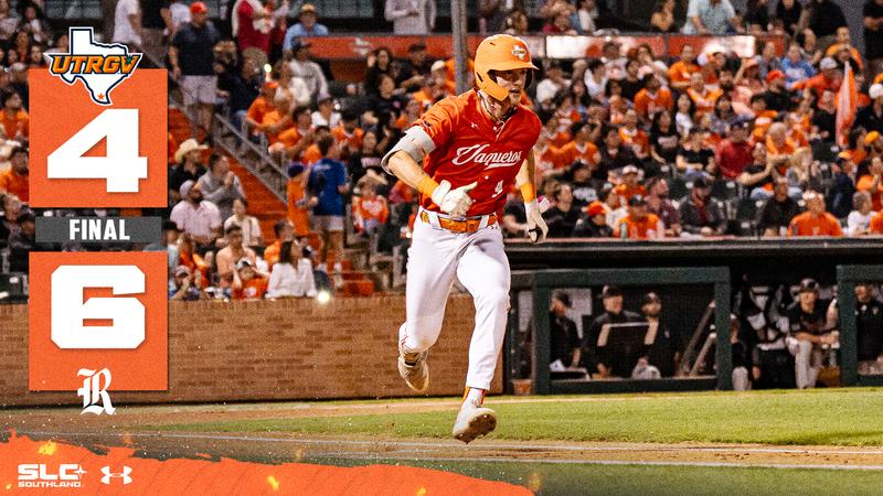Baseball Edged at Rice - UTRGV Athletics