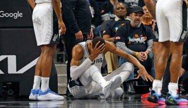 Spurs let Game 2 slip away as injuries, cold finish doom team versus Blazers