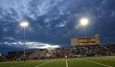 What are Arlington ISD’s long-term plan for football field renovations
