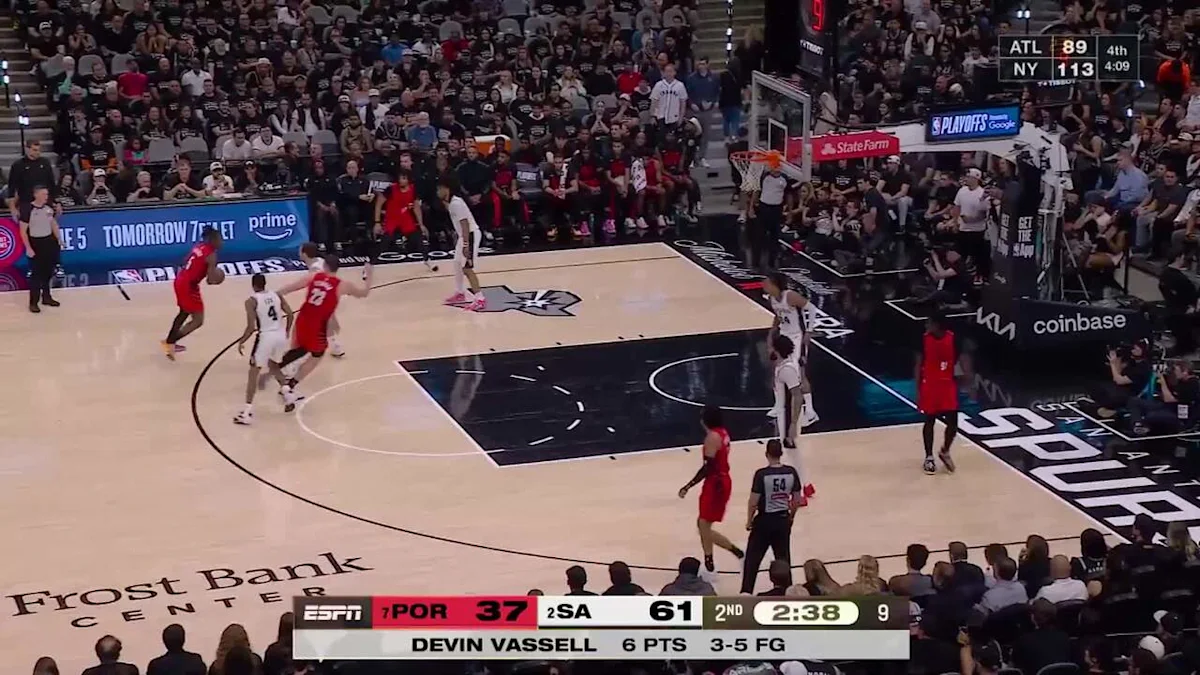 San Antonio Spurs vs. Portland Trail Blazers - Game Highlights