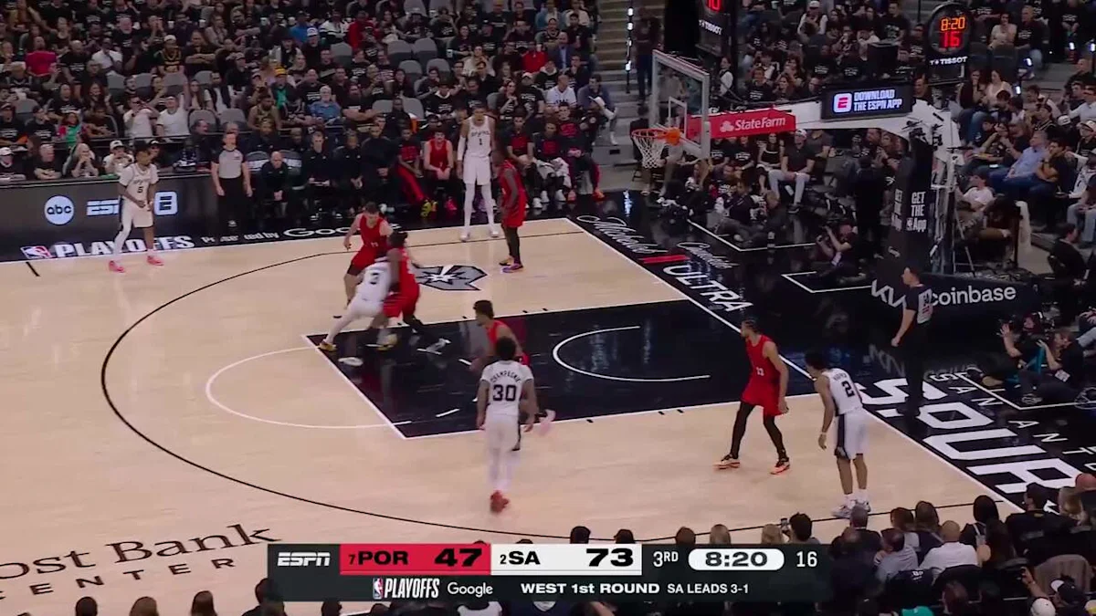 San Antonio Spurs vs. Portland Trail Blazers - Game Highlights