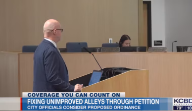 Lubbock City Council approves petition process for alley paving on first reading