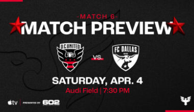Match Preview - D.C. United vs. FC Dallas on Saturday, April 4, 2026