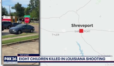Eight children killed in Louisiana shooting on Sunday