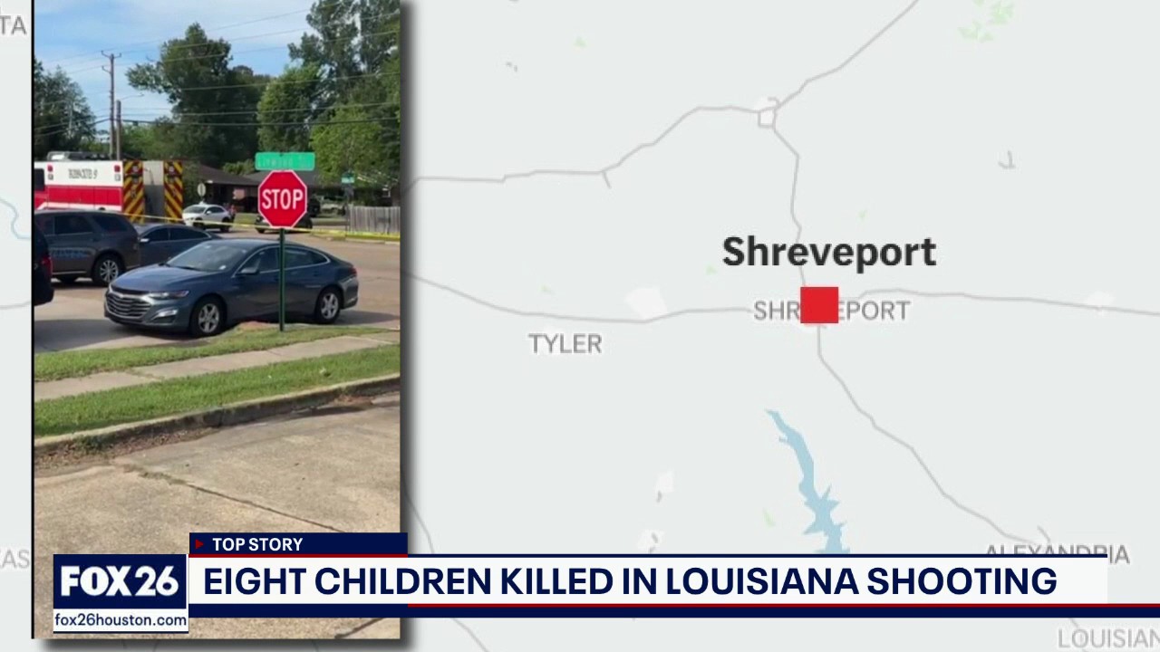 Eight children killed in Louisiana shooting on Sunday