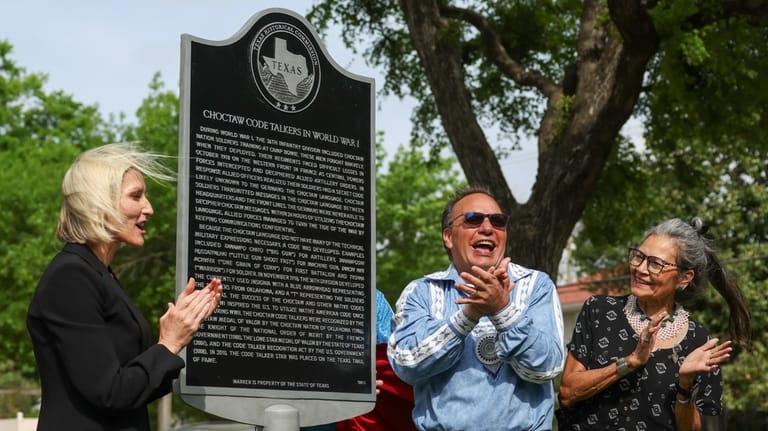 City council member Macy Hill, left, Chief Gary Batton of...