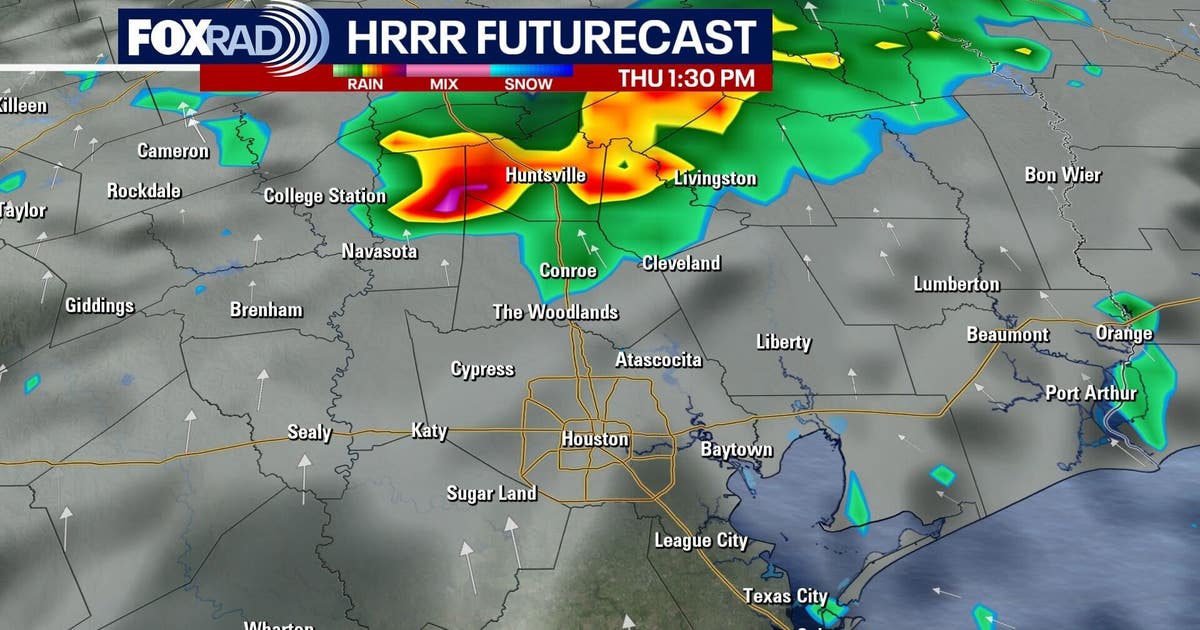 Houston weather: Cloudy, chance of storms in the area for Thursday
