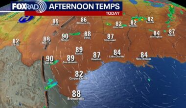 Houston weather: Thursday to be warm and breezy; weekend rain chances