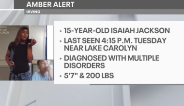 AMBER Alert issued for missing Irving teen