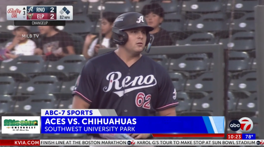 Ivan Melendez returns to El Paso for first Triple-A game in hometown