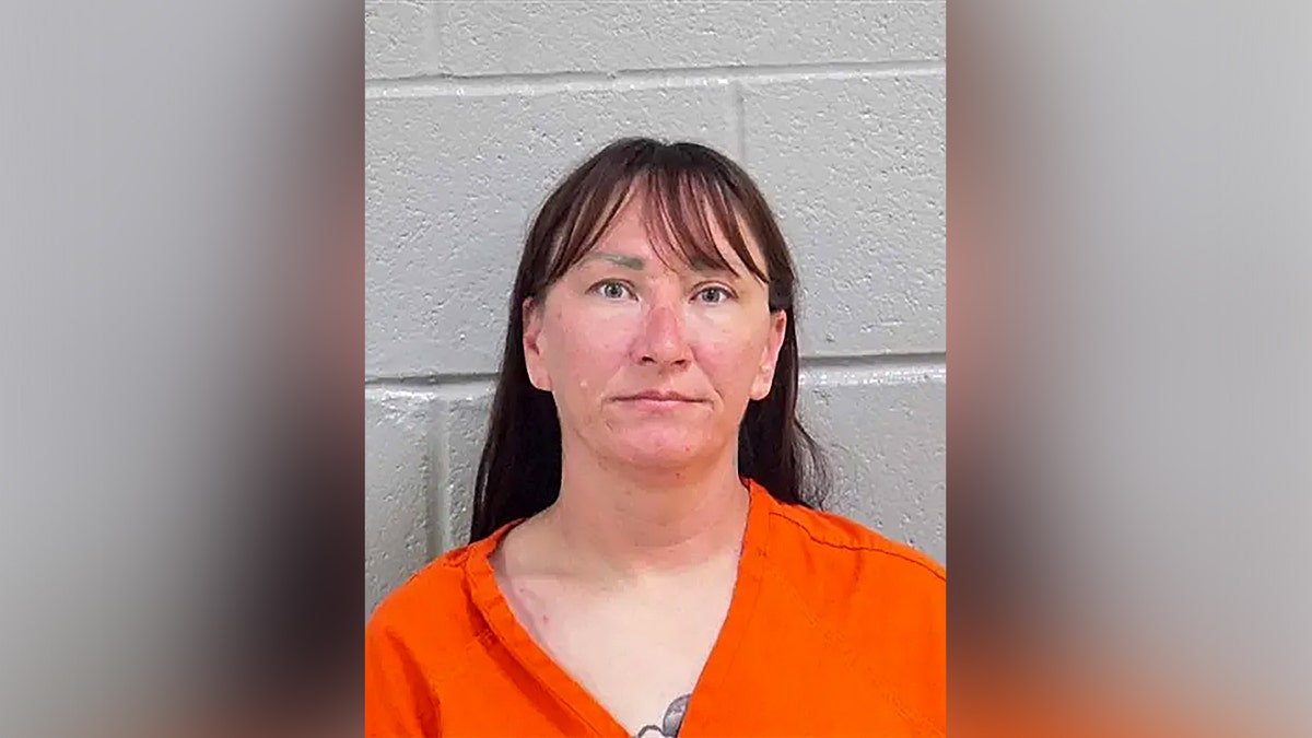 Mugshot of Jessica McClure Morales following her arrest in Midland County, Texas on a family violence assault charge.