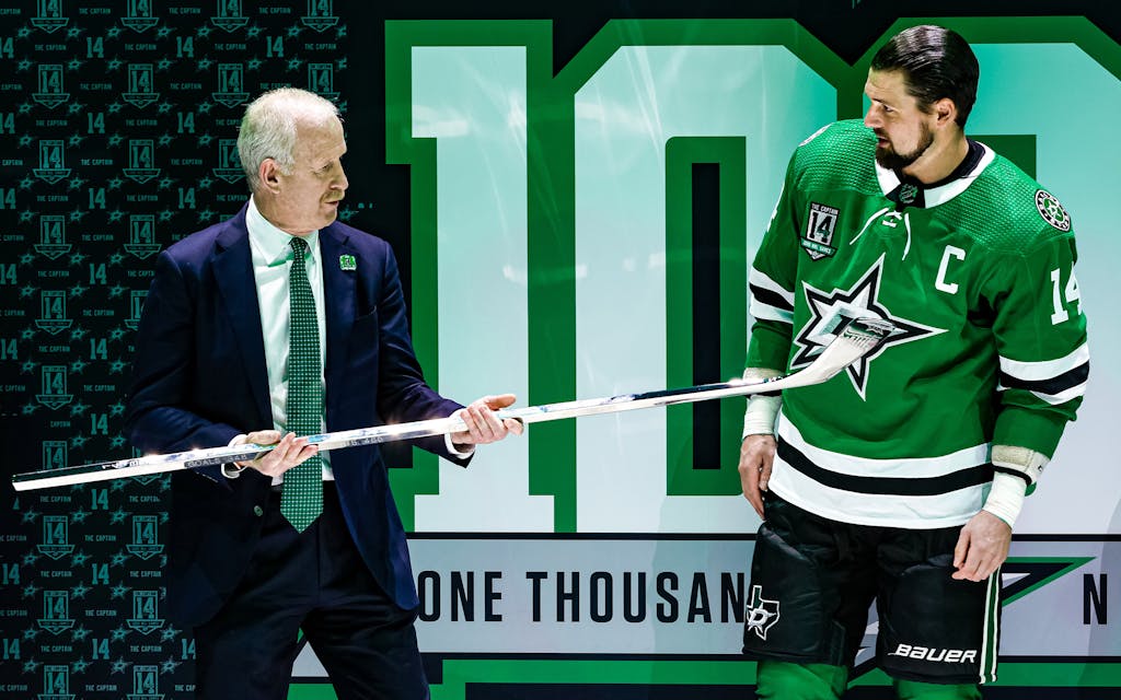 Jim Nill and Jamie Benn