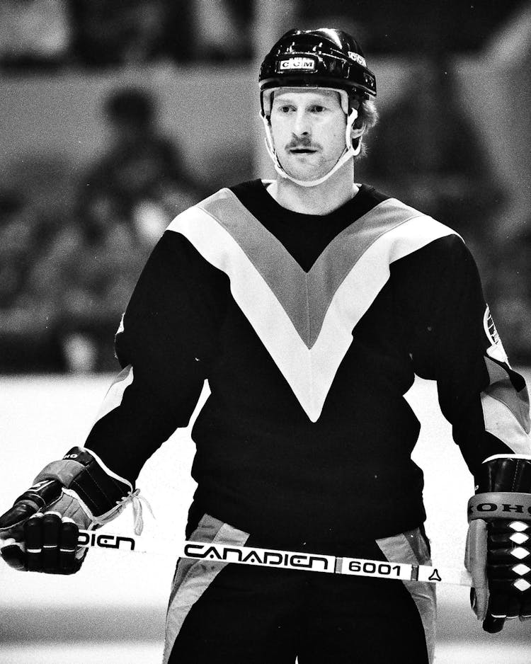 Jim Nill playing for the Vancouver Canucks