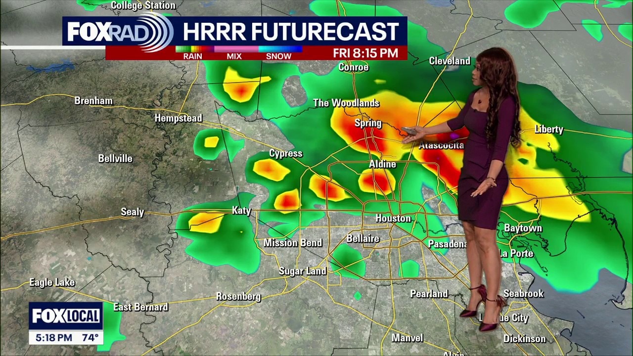 Houston weather: Friday showers to continue into the evening