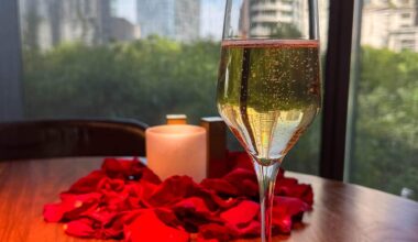 Perry's Anniversary Celebration Menu table