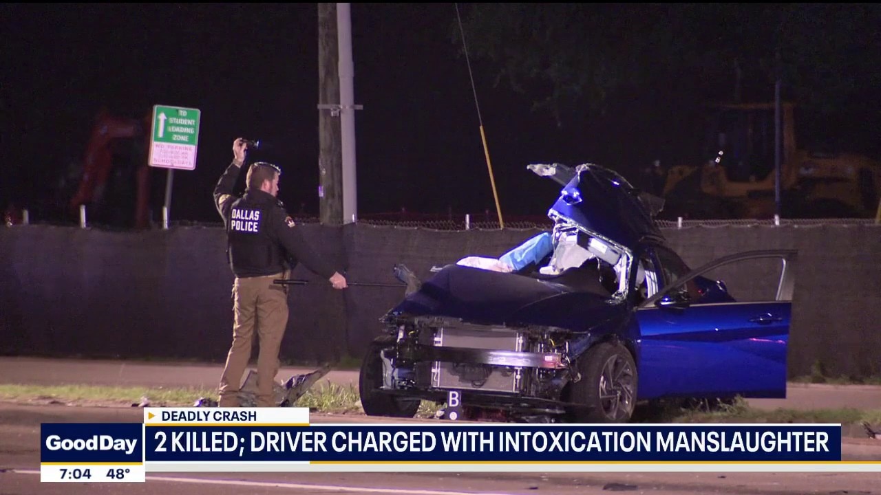 2 killed, driver charged with intoxication manslaughter