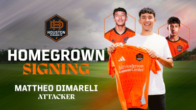 Houston Dynamo FC sign Cy-Fair (Houston) native Mattheo Dimareli as Homegrown Player