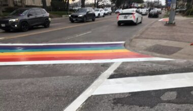 dallas rainbow crosswalk