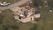 An EF-2 tornado touched down in Runaway Bay, Texas, on Saturday, April 25, 2026. At least one person was killed.