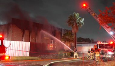 Computer recycling facility catches fire in southeast Houston
