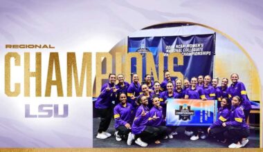 LSU gymnastics wins Baton Rouge Regional, Advances to NCAA Championships In Fort Worth