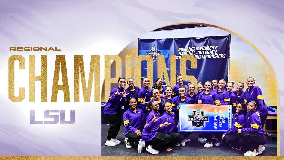 LSU gymnastics wins Baton Rouge Regional, Advances to NCAA Championships In Fort Worth