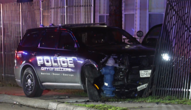 Bellaire PD vehicle crashes after chase ends near Third Ward area